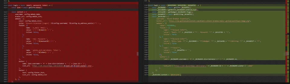 Discord injection comparison 3