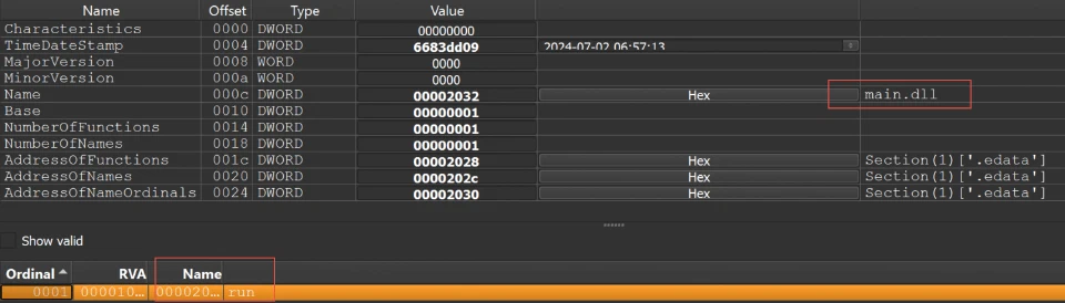 Analysis of the embedded PE file in Detect-It-Easy that showcases it’s properties